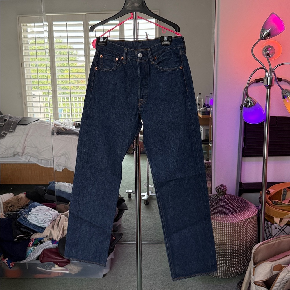 Levi's Dark Blue Straight 501XX Men’s Jeans W30 L32